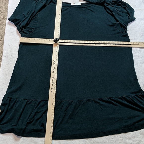 Emerald Brand Dark Green Tunic Top 2X - Picture 9 of 12